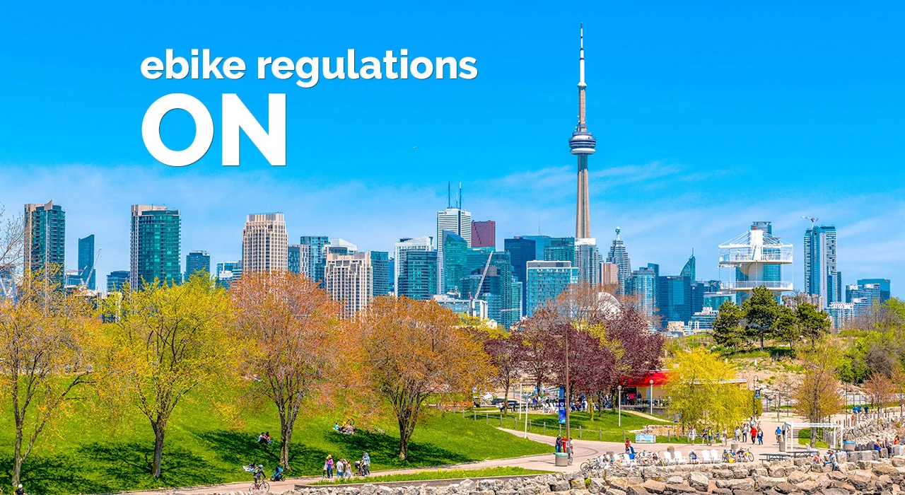 Rules about e-bike licenses in Ontario