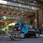 Photo Electric Bike in City